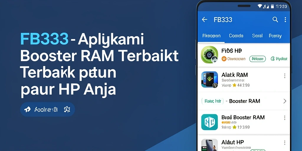 Antarmuka pengguna FB333 yang menarik dan fungsional untuk meningkatkan kinerja HP.
