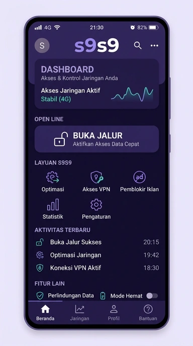 Tampilan link alternatif s9s9